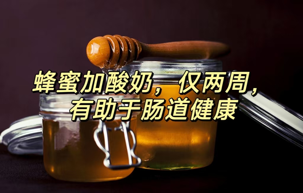 蜂蜜加酸奶，仅两周，有助于肠道健康